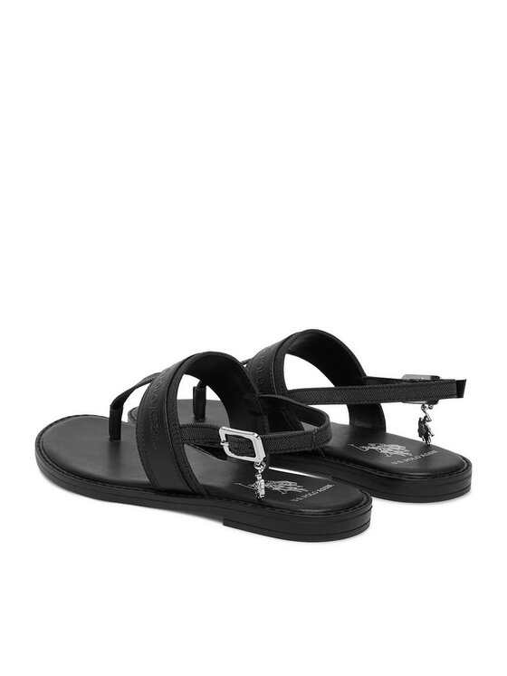 U.S. Polo Assn. Босоніжки U.S. Polo Assn. EO-CASSIE001W/6TY1 Чорний