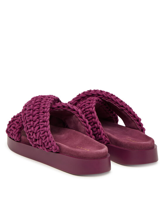 Inuikii Шльопанці Inuikii Woven 1004.003.0062 Бордовий