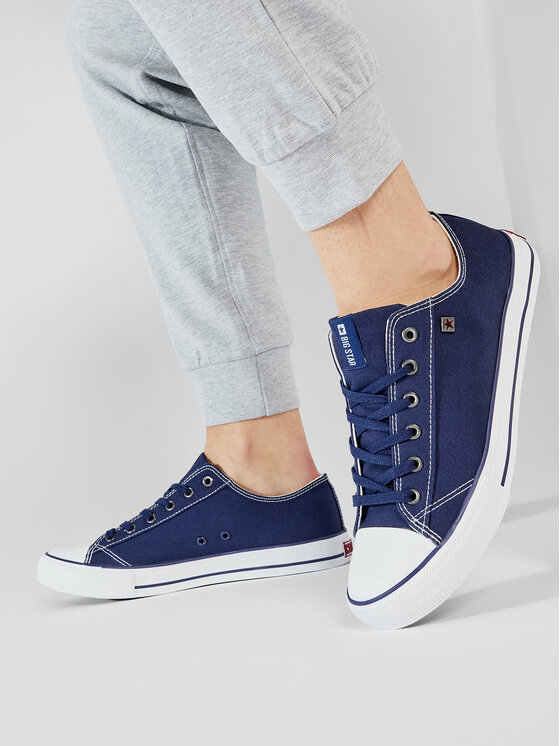 Big Star Shoes Trampki Big Star Shoes DD174503R43 Granatowy