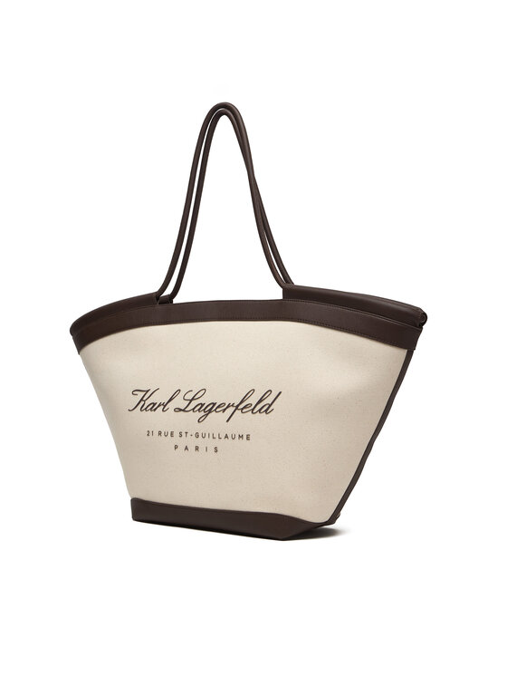 KARL LAGERFELD Ročna torba KARL LAGERFELD B1W46069 Bež