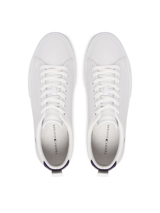 Tommy Hilfiger Sneakers Tommy Hilfiger Harlem Street Lth FM0FM05708 Bianco