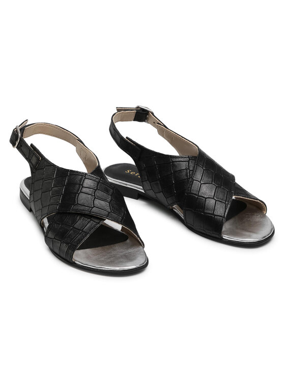 Sergio Bardi Sandále Sergio Bardi SB-76-11-001164 Čierna