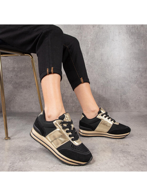 Calvin Klein Jeans Tenisice Calvin Klein Jeans Tanya R0651 Black/Gold