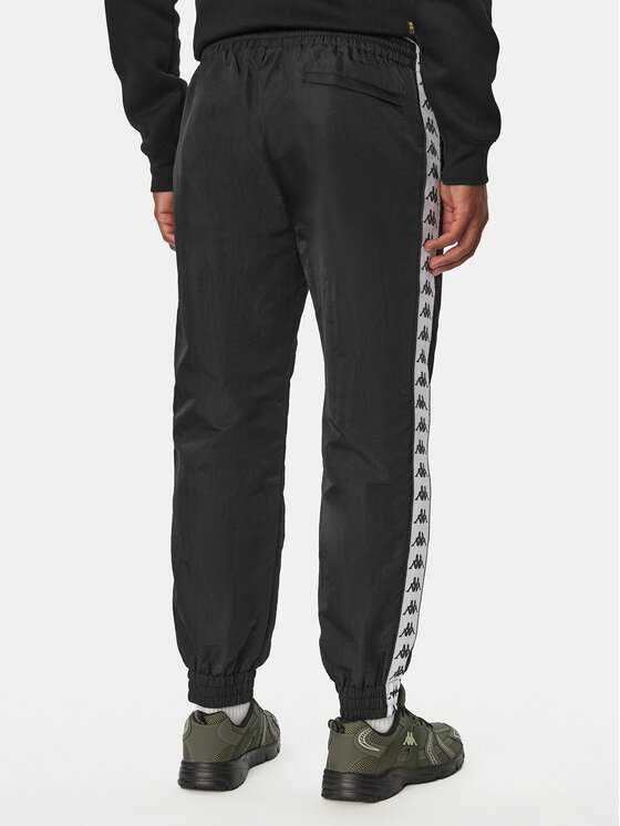 Kappa Kappa Pantalones de chándal Orfeo 36235NW Negro Comfort Fit