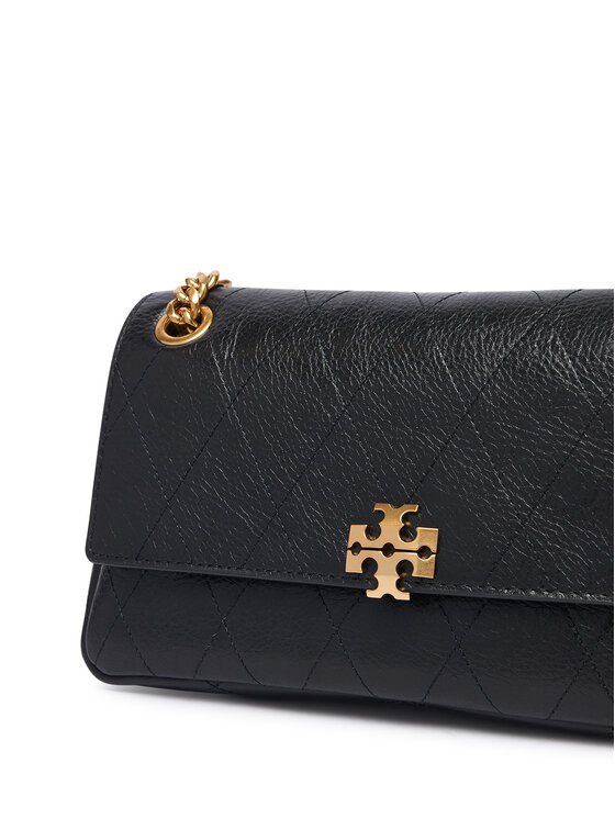 Tory Burch Сумка Tory Burch Charlie Quilted Small Shoulder Bag 185829 Чорний