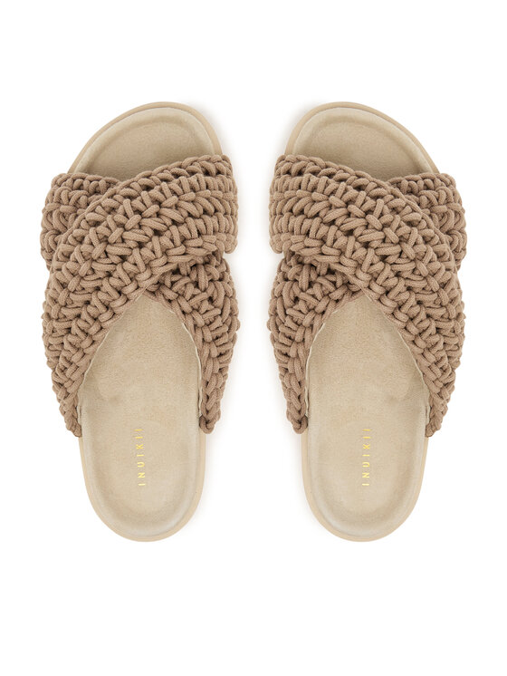 Inuikii Шльопанці Inuikii Woven 1004.003.0062 Бежевий