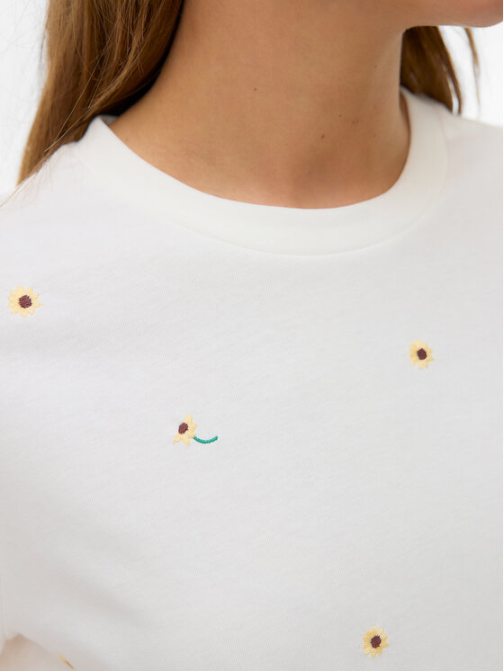 Vero Moda Vero Moda Camiseta Sola 10341979 Blanco Regular Fit