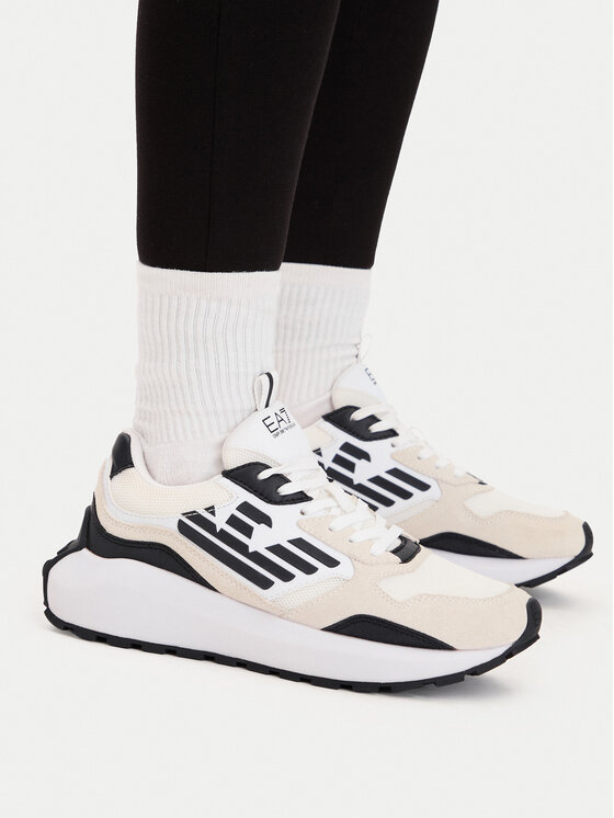EA7 Emporio Armani Sneakersy EA7 Emporio Armani 7X000657 AF23110 MZ021 Biały