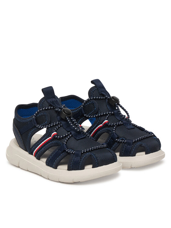 Tommy Hilfiger Sandały Tommy Hilfiger T1B2-34385-1591 Granatowy