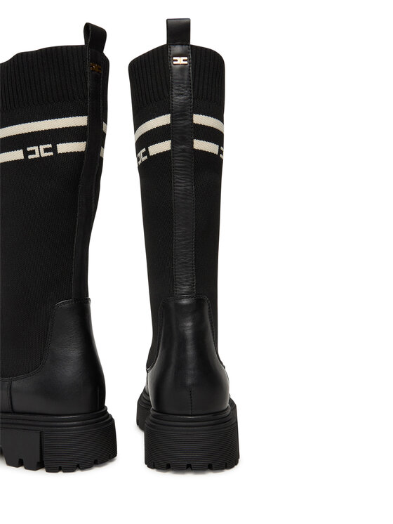 Elisabetta Franchi Zābaki Elisabetta Franchi Boot F4A6-E0427-1316 Melns