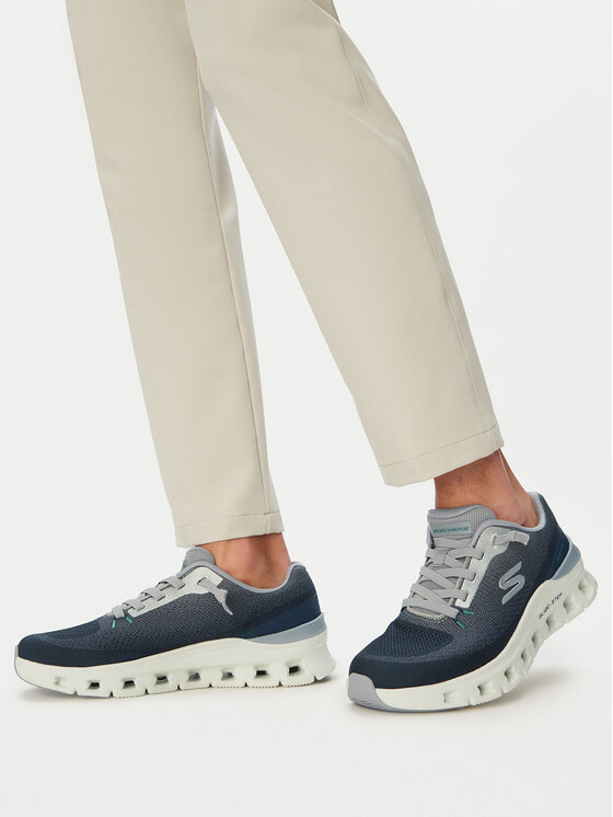 Skechers Sneakersy Skechers Glide-Step Pro - Waverra 233132/NVGY Granatowy