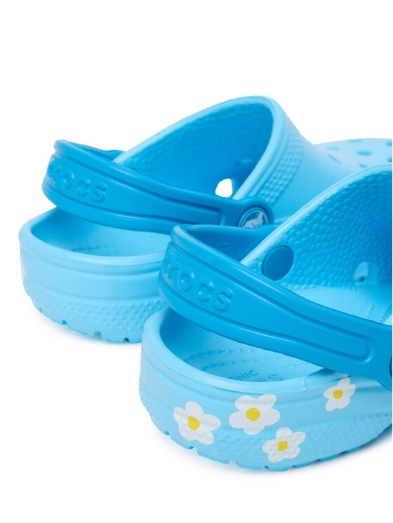 Crocs Šľapky Crocs Classic Daisy Clog 211257 Modrá