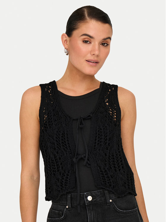 ONLY ONLY Топ Lizzy 15343882 Чорний Regular Fit