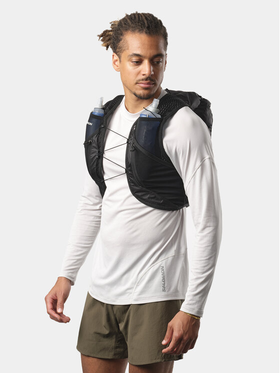 Salomon Рюкзак-жилет для бігу Salomon Active Skin 12 No Flasks LC2205700 Чорний
