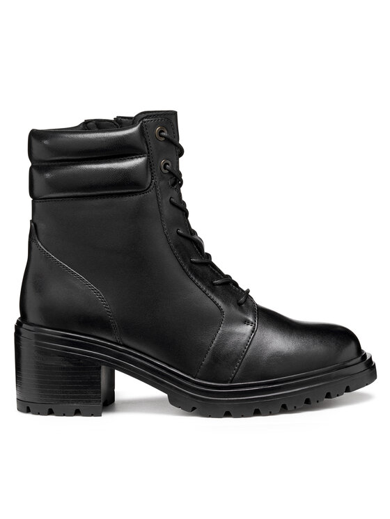 Geox Šnurovacia obuv Geox D Damiana D56QCC 043TU C9999 Čierna