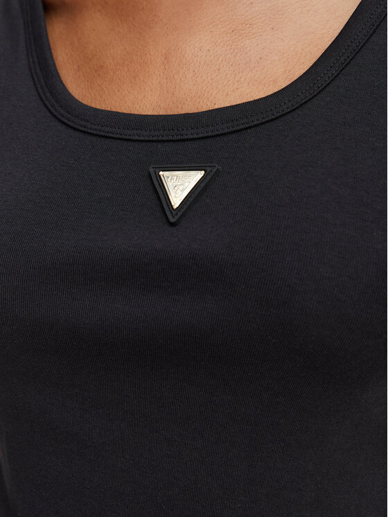 Guess Guess Топ V6YP09 K4312 Чорний Regular Fit