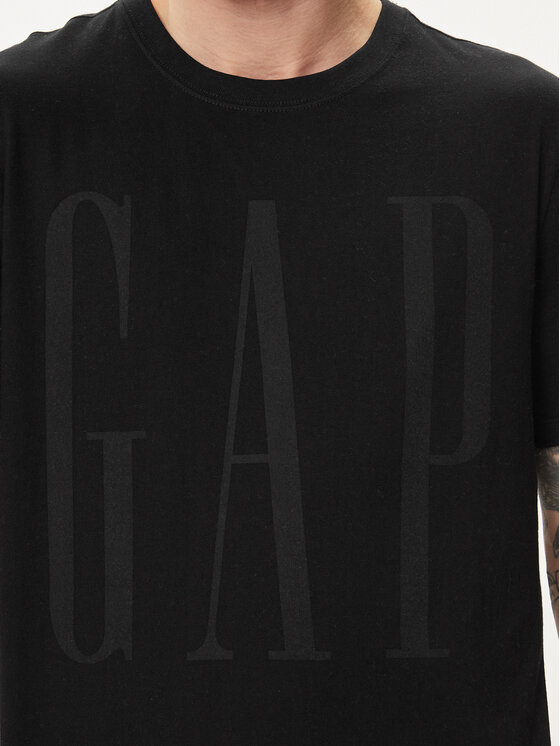 Gap Gap Футболка 866774-00 Чорний Regular Fit