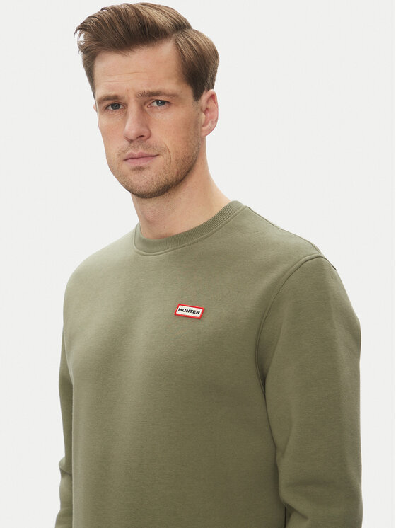 Hunter Hunter Pulóver May HARM0058251 Khaki Relaxed Fit
