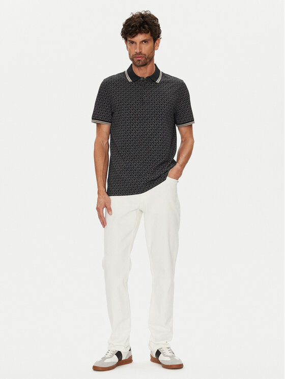 Michael Kors Michael Kors Polo marškinėliai CS550V85KS Juoda Regular Fit