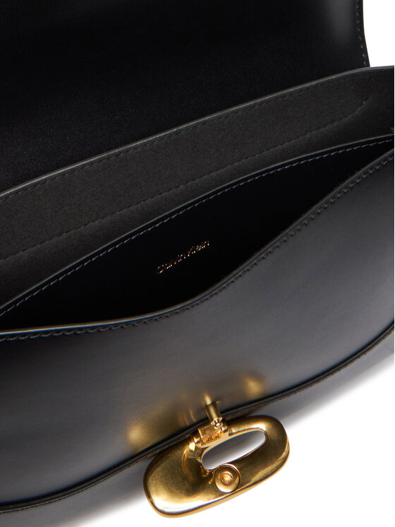 Calvin Klein Táska Calvin Klein Hardware Flap Medium Crossbody LV04F3401G Fekete