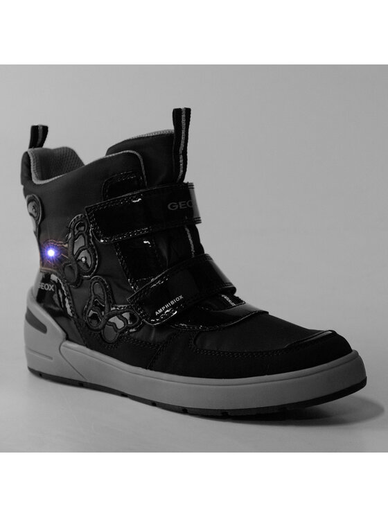 Geox Zimski škornji Geox J Sleigh G.B Abx A J949SA 050FU C0922 DD Črna