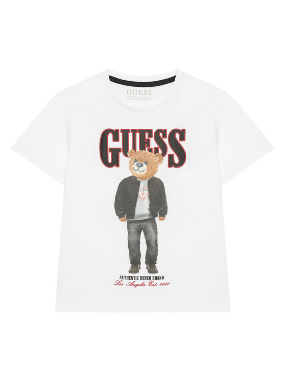 Guess Guess Футболка L6RI11 K8HM4 Білий Regular Fit