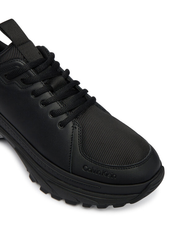 Calvin Klein Sneakersy Calvin Klein Hike Runner Laceup Tech Mix YM0YM01417 Čierna