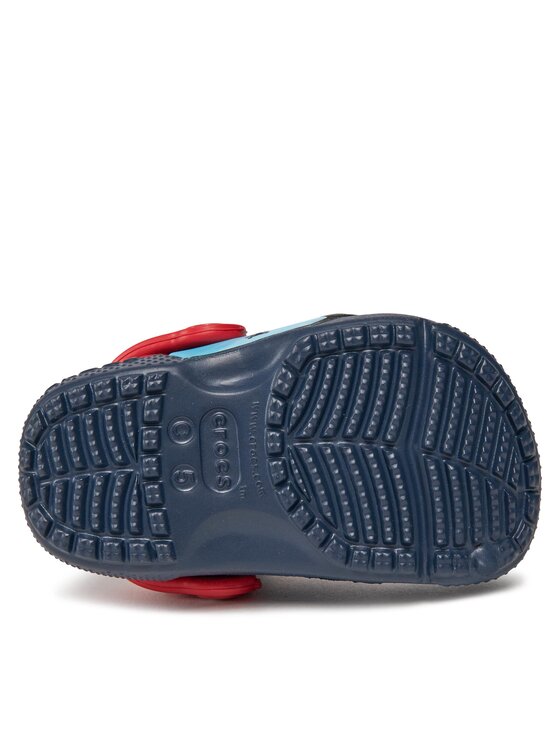 Crocs Šľapky Crocs Fl Avengers Patch Clog T Clog 207068 Tmavomodrá