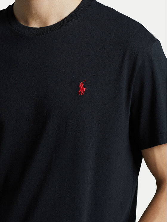 Polo Ralph Lauren Polo Ralph Lauren Póló Bsr 710680785 Fekete Custom Slim Fit