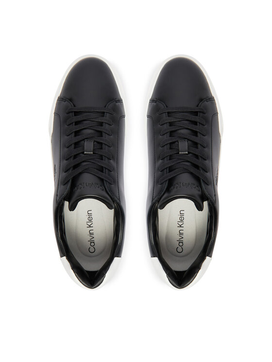 Calvin Klein Superge Calvin Klein Chunky Cupsole Laceup Lth YM0YM01344 Črna