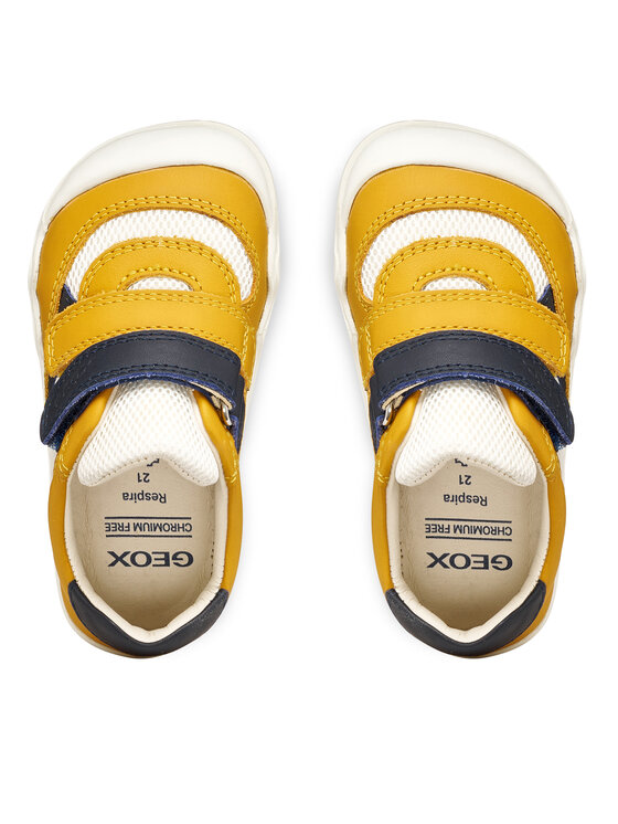 Geox Sneakersy Geox B Steppieup Boy B655WA 08514 C2PF4 Oranžová