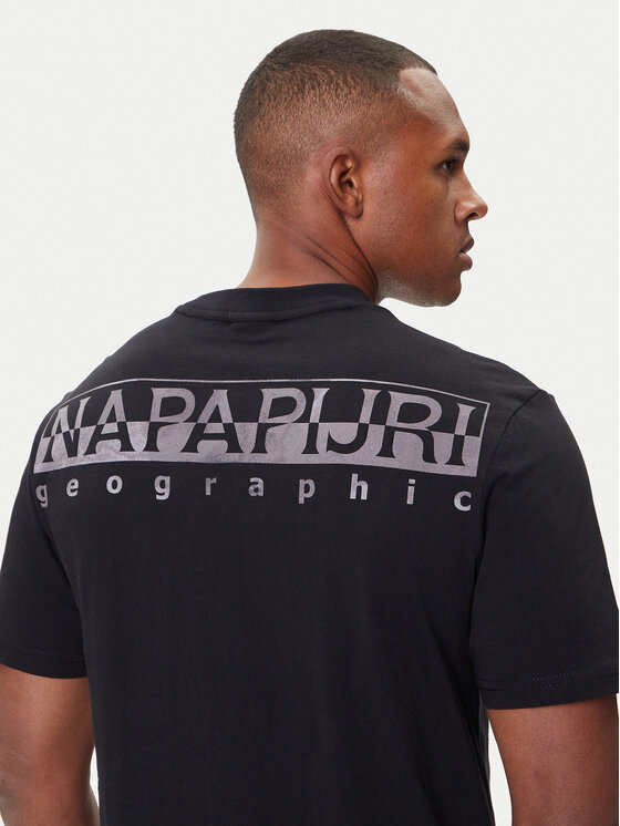 Napapijri Napapijri Camiseta S-Fanes NP0A88SE Negro Regular Fit