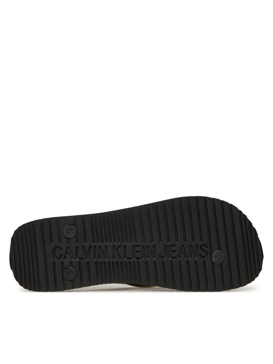 Calvin Klein Jeans Infradito Calvin Klein Jeans Beach Sandal Transparent Tpu YW0YW01829 Nero