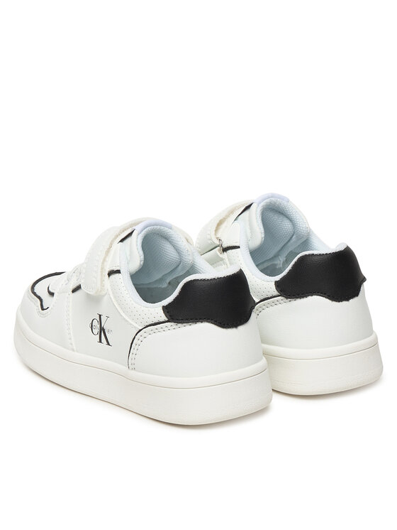 Calvin Klein Laisvalaikio batai Calvin Klein Low Cut Lace-Up/Velcro V1X9-83278-1355 S Balta