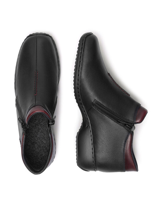 Rieker Botine Rieker L3882-00 Negru