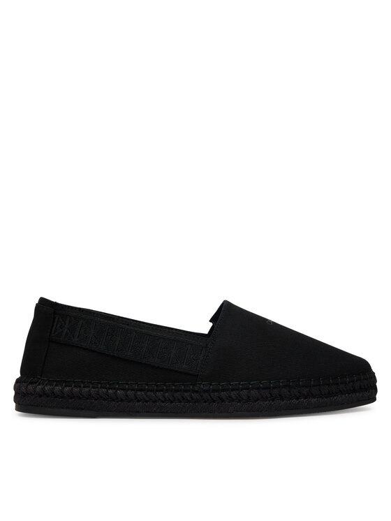 Calvin Klein Espadrile Calvin Klein Espadrille Webbing Cv HM0HM02075 Črna
