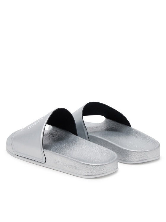 KARL LAGERFELD Шльопанці KARL LAGERFELD Kondo 2.0 KL80908A Срібний