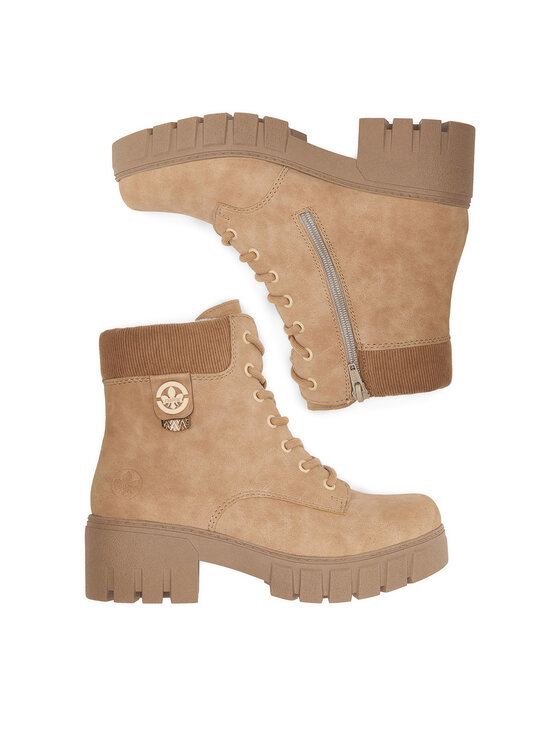 Rieker Botines planos Rieker CEO-74532-60 Beis