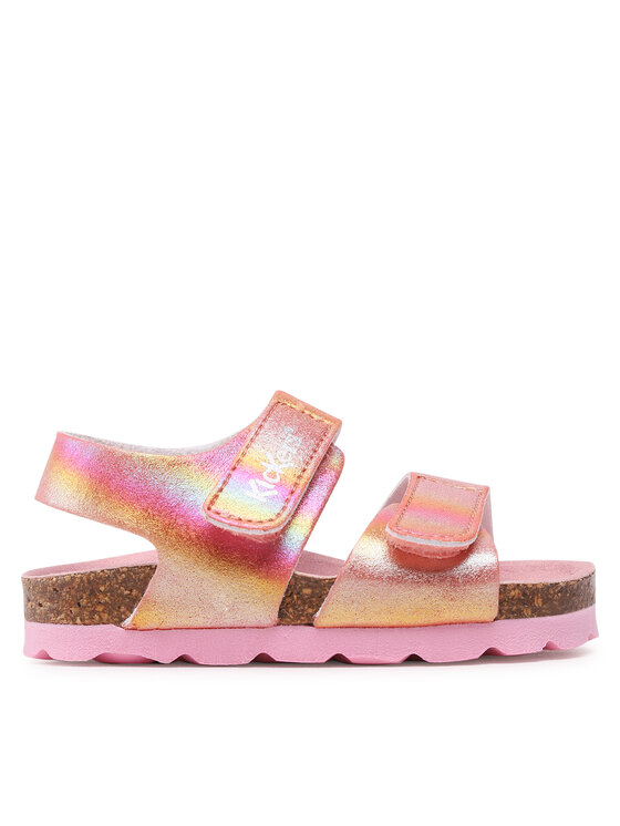 Sandały Kickers Summerkro 895453-10 Różowy | Eobuwie.com.pl