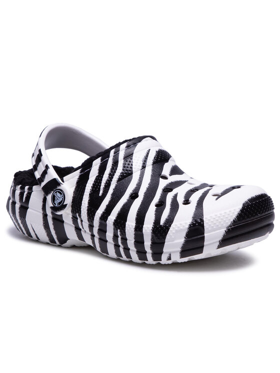 Crocs Iešļūcenes Crocs Classic Lined Animal Print Clg 206559 Balts