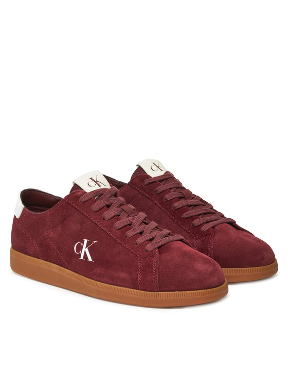 Calvin Klein Jeans Superge Calvin Klein Jeans Low Profile Cupsole Su YM0YM01321 Bordo rdeča