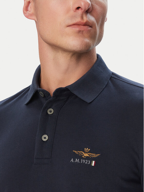 Aeronautica Militare Aeronautica Militare Polo 262PO1947UJ00703 Azul marino Regular Fit
