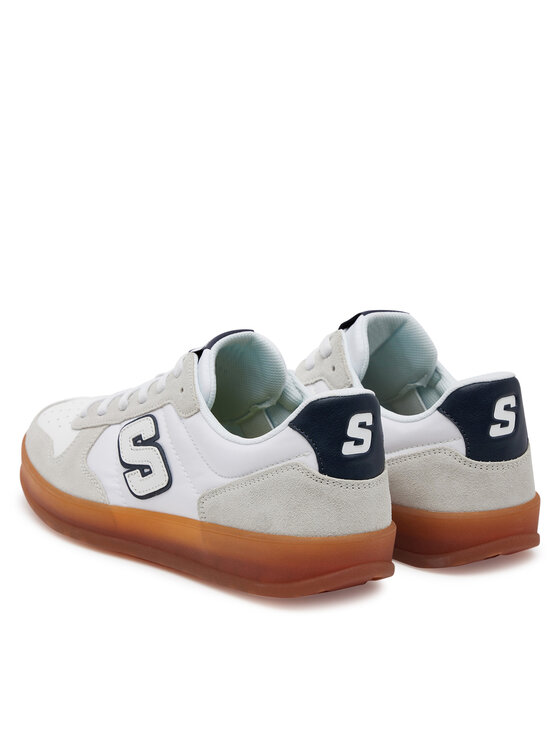 Skechers Sneakersy Skechers New Wave Cup-Calven 210961/OFWT Biały