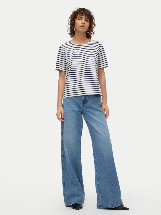 Vero Moda Vero Moda T-shirt Abby 10304716 Bianco Regular Fit