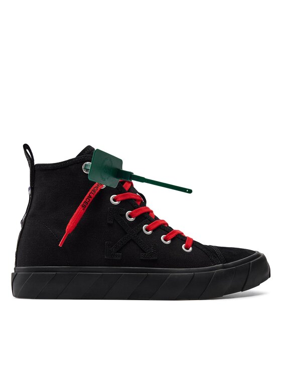 Off-White Sneakers Off-White Mid Top Vulcanized Canvas IA119S22LEA0011010 Μαύρο