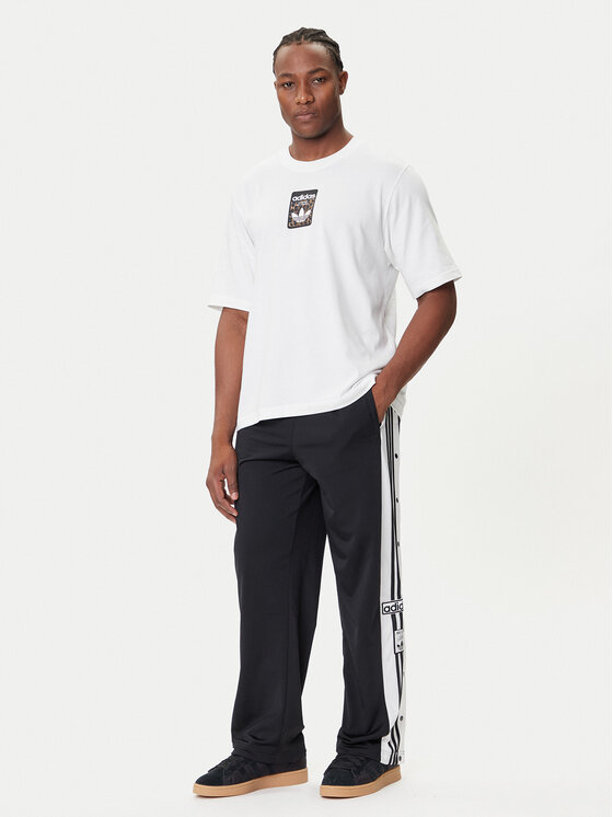 adidas adidas Футболка Leo JV7570 Білий Oversize