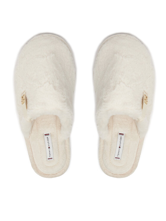 Tommy Hilfiger Papuče Tommy Hilfiger Trenerzy Confort Home FW0FW08138 Biela