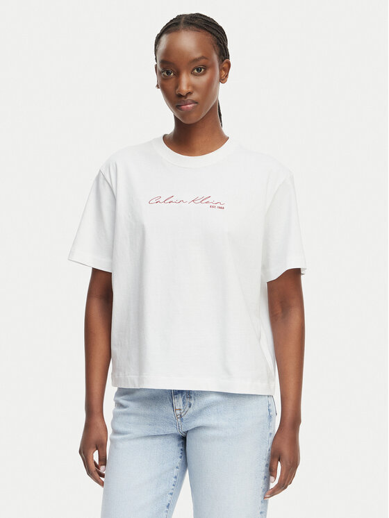 Calvin Klein Jeans Calvin Klein Jeans Camiseta LV047F820G Blanco Regular Fit