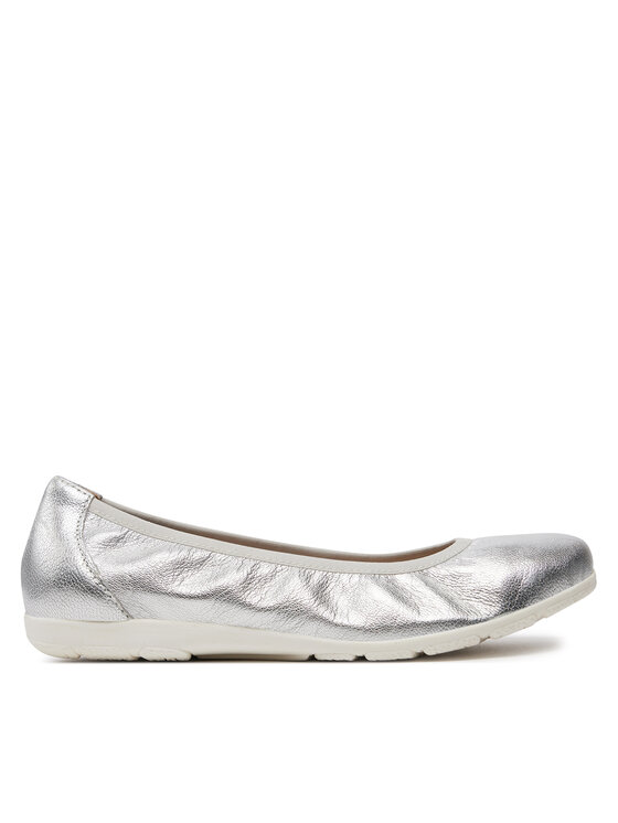 Baleríny Caprice 9-22150-42 Stříbrná