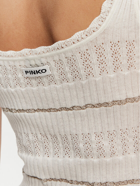 PINKO PINKO Top 104736 A2FC Blanco Regular Fit
